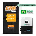 Gerador de Energia Solar Hibrido Luxpower Sem Estrutura SGF 9,8KWP ERA 700W ECO HIBRIDO 5KW 220V DC48V SEM BATERIA