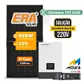 Gerador de Energia Solar Retrofit Luxpower Sem Estrutura SGF 1,24KWP ERA 620W WPV 5KW AC 220 MONO DC48V BAT. LITIO 4,8kWh
