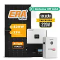 Gerador de Energia Solar Retrofit Luxpower Sem Estrutura SGF 3,72KWP ERA 620W SNA-BR 5KW AC TRIF. 220V DC48V BAT. LITIO 20,48kWh