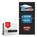 Gerador de Energia Solar On Grid Chint Power Sem Estrutura SGF 28,5KWP HONOR N-TYPE 570W SCA 25KW 2MPPT TRIF 380V