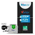 Gerador de Energia Solar Microinversor DEYE Sem Estrutura SGF 2,30KWP TRINA VERTEX 575W SUN 2.25KW 4MPPT MONO 220V COM CABO