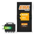 Gerador de Energia Solar Microinversor Growatt Sem Estrutura SGF 2,48KWP ERA N-TYPE MONO 620W NEO 2.25KW 4MPPT MONO 220V