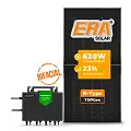 Gerador de Energia Solar Microinversor Growatt Sem Estrutura SGF 2,48KWP ERA BIFACIAL 620W NEO 2KW 4MPPT MONO 220V