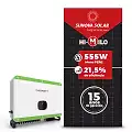 Gerador de Energia Solar Microinversor Growatt Solo Mesa 8 Painéis SGF 34,41KWP SUNOVA MONO 555W MAC 30KW 3MPPT TRIF 220V