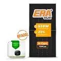 Gerador de Energia Solar On Grid Growatt Sem Estrutura SGF 7,44KWP ERA BIFACIAL 620W MIN X2 5KW 2MPPT MONO 220V