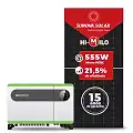 Gerador de Energia Solar Microinversor Growatt Solo Mesa 8 Painéis SGF 48,84KWP SUNOVA MONO 555W MAX 50KW 8MPPT TRIF 220V