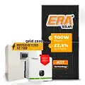 Gerador de Energia Solar Inversão de Fluxo Growatt Sem Estrutura SGF 61,60KWP ERA HJT BIFACIAL 700W MID X2 50KW 4MPPT TRIF 380V