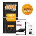 Gerador de Energia Solar Off Grid Interativo Must Telhado Fibro Parafuso Madeira SGF 2,34KWP ERA 585W VHM 2KW AC220V DC48V BAT. LITIO 2.56KWH 50A