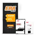 Gerador de Energia Solar Off Grid Interativo Must Sem Estrutura SGF 7,44KWP ERA 620W PV29 HP 5KW AC220V DC48V BAT. LITIO 5.12KWH 100A