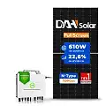Gerador de Energia Solar On Grid SAJ Sem Estrutura SGF 21,96KWP DAH SOLAR 610W M2 2.25KW 4MPPT MONO 220V