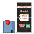 Gerador de Energia Solar On Grid Solplanet Telhado Ondulado SGF 33,93KWP HANERSUN MONO 585W ASW 25KW 2MPPT TRIF 380V