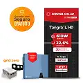 Gerador de Energia Solar Grid Zero Solplanet Solo Mesa 8 Painéis SGF 26,84KWP SUNOVA N-TYPE MONO 610W ASW 25KW 2MPPT TRIF 380V