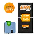 Gerador de Energia Solar On Grid Solplanet Telhado Ondulado SGF 4,68KWP ERA N-TYPE MONO 585W ASW 3KW 2MPPT MONO 220V