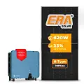 Gerador de Energia Solar On Grid Solplanet Telhado Cerâmico Gancho SGF 69,44KWP ERA N-TYPE MONO 620W ASW 50KW 5MPPT TRIF 380V