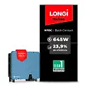 Gerador de Energia Solar On Grid Solplanet Telhado Metálico Mini Trilho SGF 64,50KWP LONGI 645W HPBC ASW 50KW 5MPPT TRIF 380V