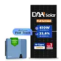 Gerador de Energia Solar Fast Track Solplanet Sem Estrutura SGF 10,37KWP DAH SOLAR 610W ASW 7.3KW 3MPPT MONO 220V