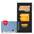 Gerador de Energia Solar On Grid Solplanet Sem Estrutura SGF 105,40KWP ERA BIFACIAL 620W ASW 75KW 8MPPT TRIF 380V