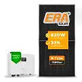 Gerador de Energia Solar On Grid Sungrow Telhado Fibro Parafuso Metal SGF 3,10KWP ERA N-TYPE MONO 620W SG RS-L 3KW 1MPPT MONO 220V