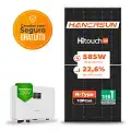 Gerador de Energia Solar On Grid Sungrow Telhado Ondulado SGF 4,10KWP HANERSUN MONO 585W SG RS-L 3KW 1MPPT MONO 220V