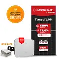 Gerador de Energia Solar Grid Zero Sungrow Telhado Fibro Parafuso Madeira SGF 39,04KWP SUNOVA N-TYPE MONO 610W SG P2 30KW 3MPPT TRIF 380V