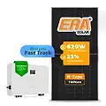 Gerador de Energia Solar On Grid Sungrow Telhado Cerâmico Gancho SGF 7,44KWP ERA N-TYPE MONO 620W SG RS-L 7.5KW 2MPPT FAST TRACK MONO 220V