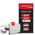 Gerador de Energia Solar Grid Zero Sungrow Sem Estrutura SGF 109,80KWP SUNOVA N-TYPE MONO 610W SG P2 75KW 8MPPT TRIF 380V