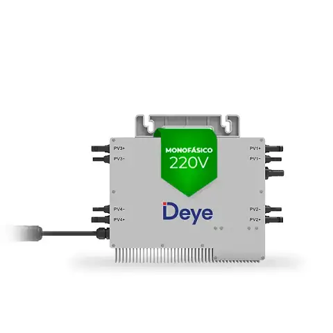 Inversor Solar Microinversor Solar DEYE SUN-M225G4-EU-Q0 2.25KW 4MPPT MONOFASICO 220V