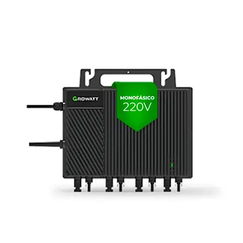 Foto 4 - Gerador de Energia Solar Microinversor Growatt Telhado Fibro Parafuso Madeira SGF 9,76KWP SUNOVA N-TYPE MONO 610W NEO 2KW 4MPPT MONO 220V 