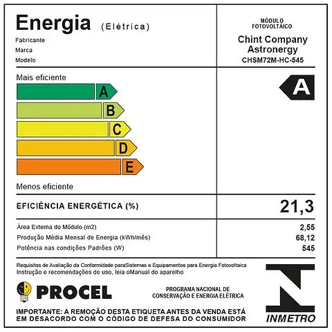 Foto 7 - Gerador de Energia Solar Microinversor Growatt Telhado Ondulado SGF 2,725KWP ASTRONERGY MONO 545W MIC 2.5KW 1MPPT MONO 220V
