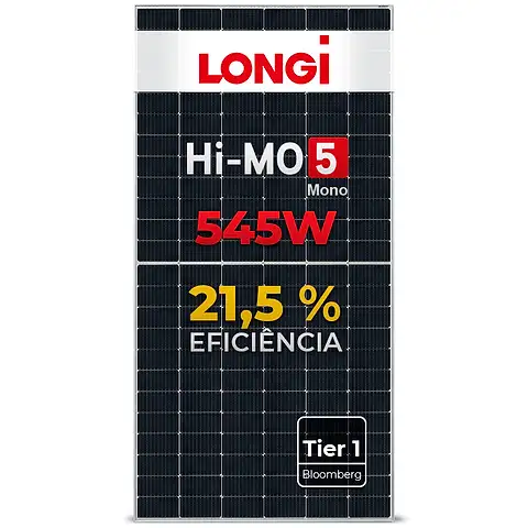 Categorias Painel Solar Longi LR5-72HPH-545M HI-MO 5M 545W MONO HALF CELL