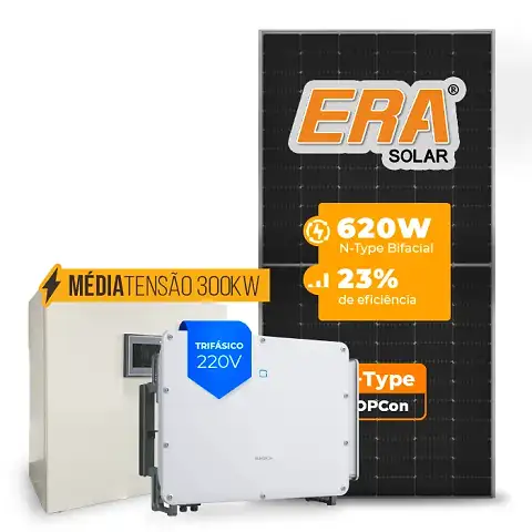 Gerador de Energia Solar Mercado Livre Sungrow Média Tensão Sem Estrutura SGF 138,88KWP ERA N-TYPE MONO 620W SG 75KW 7MPPT TRIF 220V