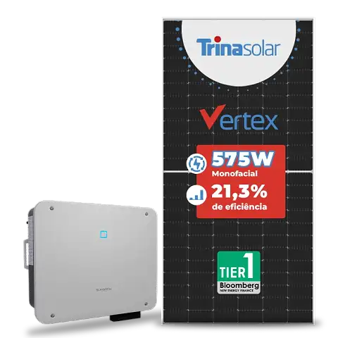 Kit Sungrow com painel Trina 575W