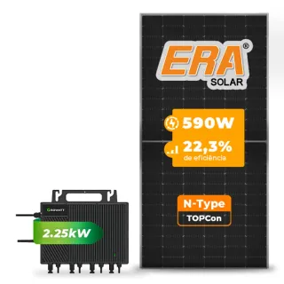 Growatt 2.25kw com ERA 590W
