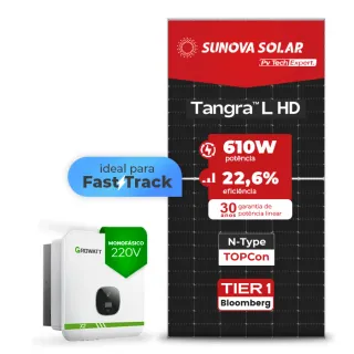 GROWATT 7.5kW SUNOVA 610W