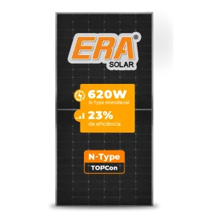 Painel Solar Era Solar RC-66HC620M MONO N-TYPE 620W HALF CELL