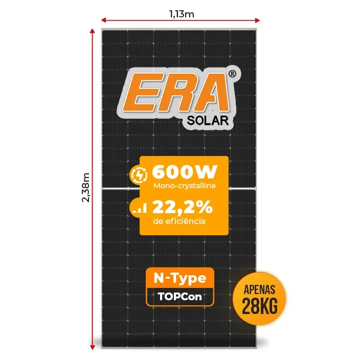 Módulo ERA 600W tamanho