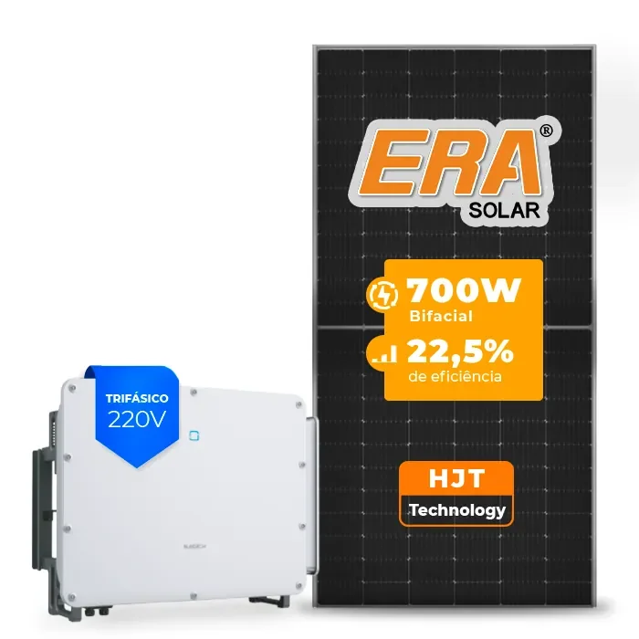 Foto 1 - Gerador de Energia Solar On Grid Sungrow Sem Estrutura SGF 114,08KWP ERA N-TYPE MONO 620W SG 75KW 7MPPT TRIF 220V