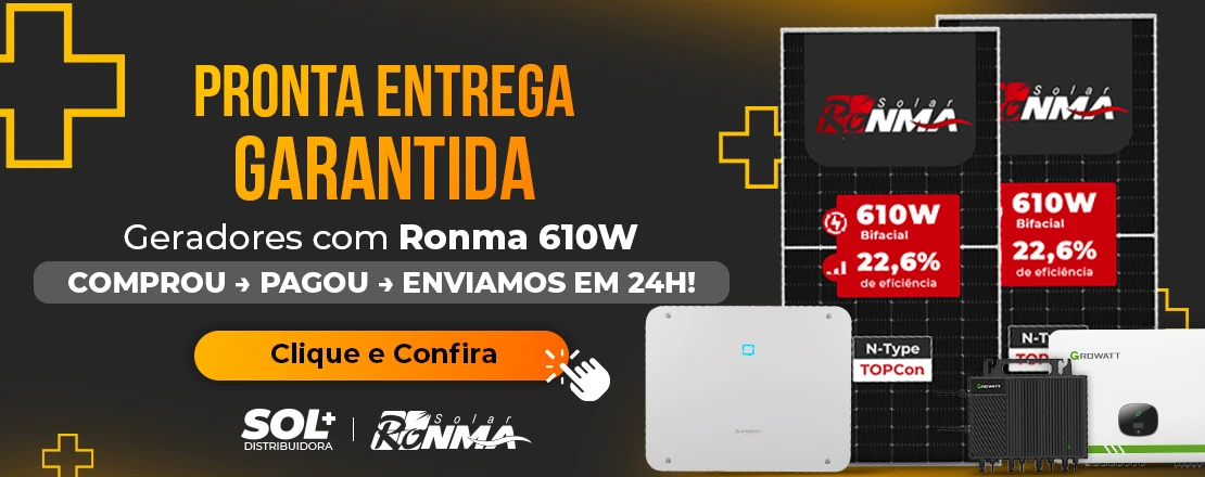 Compre com quem despacha em 24hras, geradores com painel Ronma 610W à pronta-entrega