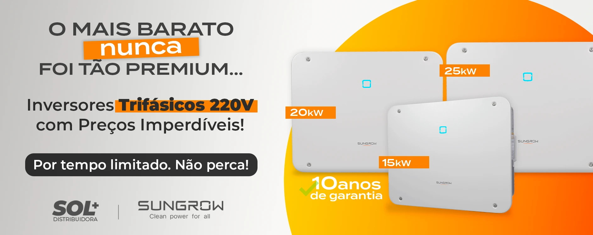 Inversores Trifásicos Sungrow com Preços Imperdíveis!