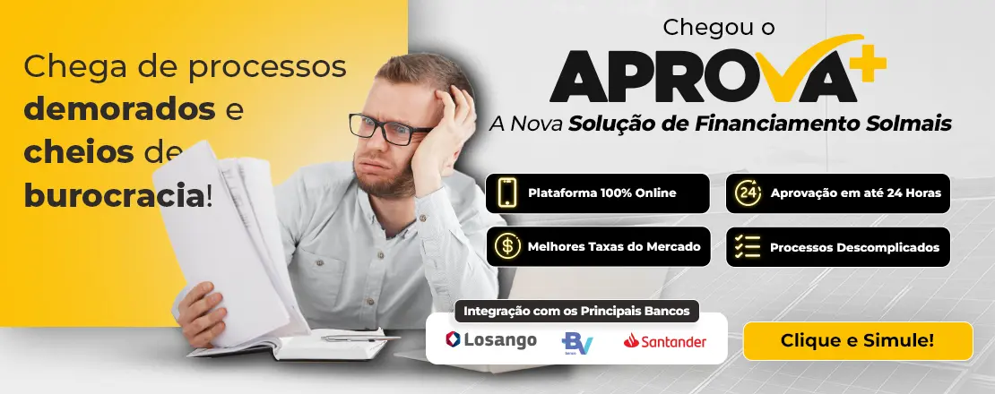 chegou o aprova a nova solucao de financiamento da Solmais criada para facilitar e acelerar o acesso ao credito com um processo 100 online oferece as melhores taxas do mercado e aprovacao em ate 24 horas