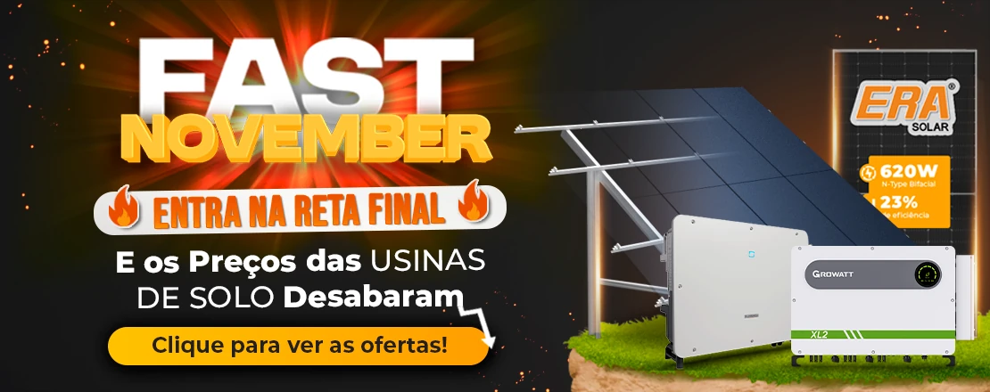 Chegamos a Reta Final do Fast November e os preços das Usinas de Solo despencaram!