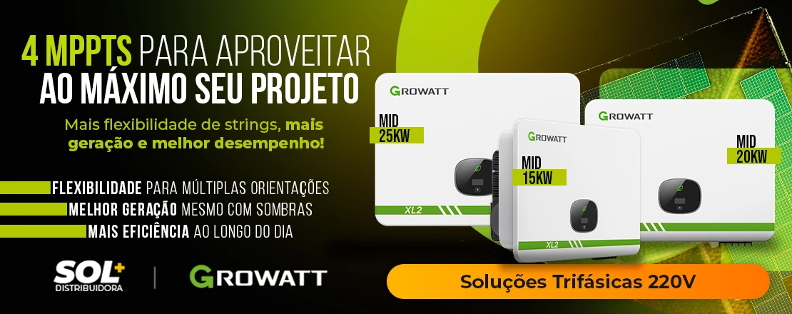 4 mppts para aproveitar ao máximo seu projeto
