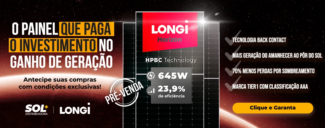 O painel que paga o investimento no ganho de geração, antecipe suas compras com condições exclusivas