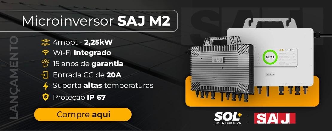 a Solmais é distribuidora oficial Microinversor SAJ