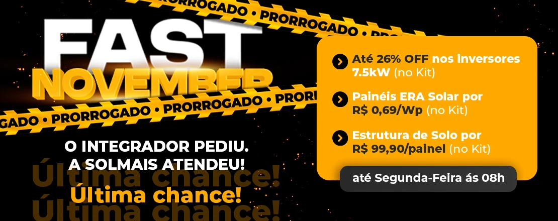 A pedido de muitos parceiros, liberamos as ofertas por mais 5 dias.