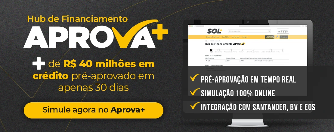 mais de R$ 40 milhões em crédito pré-aprovado na plataforma 100% online.