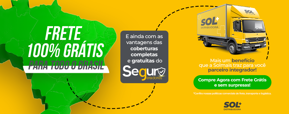 Agora, todos os Integradores tem frete grátis para qualquer lugar do Brasil, confira as regras.