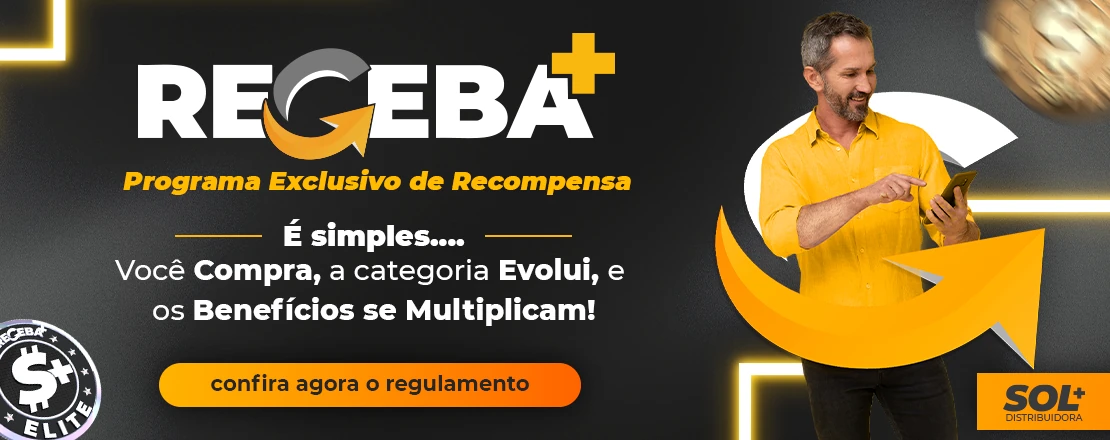 Um Programa Exclusivo de Recompensa da Solmais que valoriza a performace de compras de integradores parceiros, com benefícios escaláveis para potencializar negócios e gerar crescimento real.