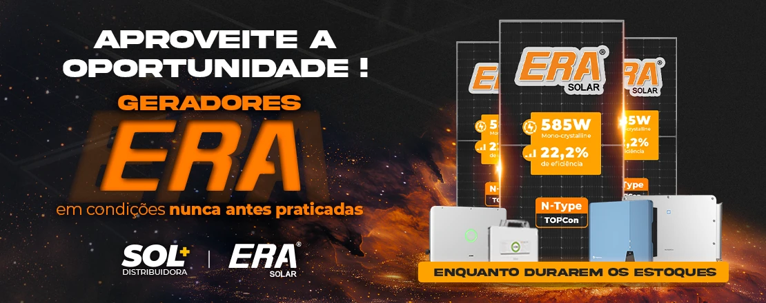 Aproveite a Era (solar) da oportunidade e garanta os geradores a pronta entrega