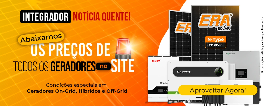 Noticia quente! Abaixamos os preços dos geradores on-grid, hibridos e off-grid em nosso site.